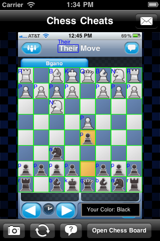 Chess Cheats - for Chess With Friends - iPhone/iPod/iPad - 320 x 480 png 74kB