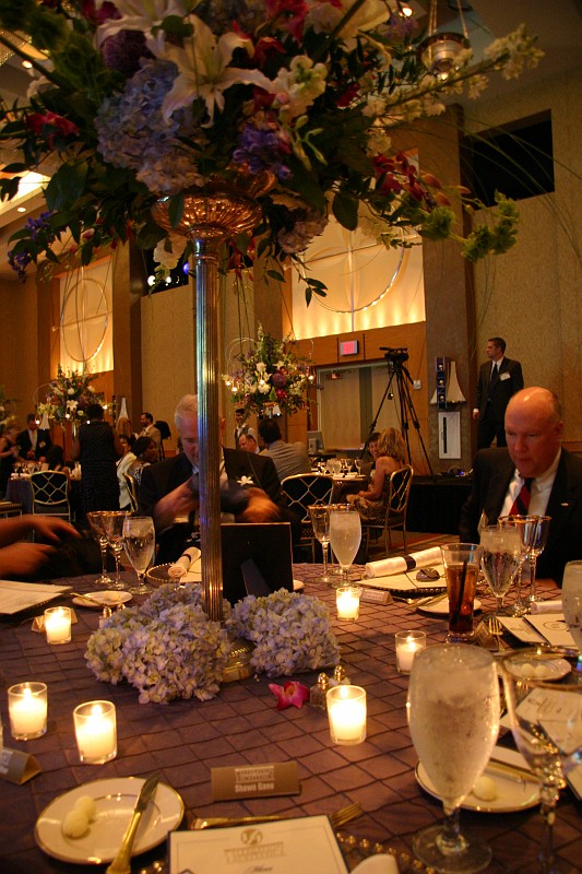 CRW_7931_JFR.JPG - Our table - picture to the right is Kent Matlick (Mission Programs Director) and straight across another award winner from the GPS III program.