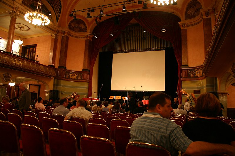CRW_7499_JFR.JPG - Inside the conference center.  This picture was taken in the evening at the quintet concert